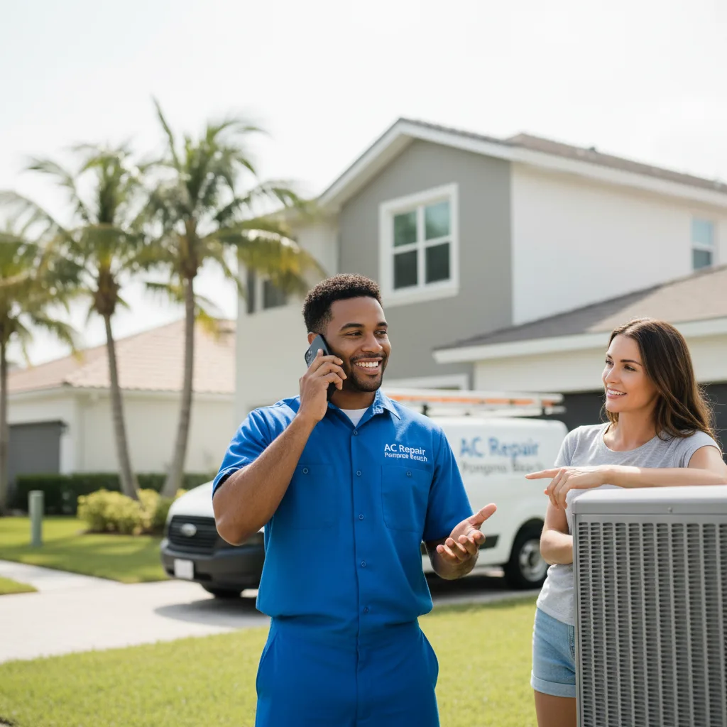 AC Repair Pompano Beach customer support in Warner